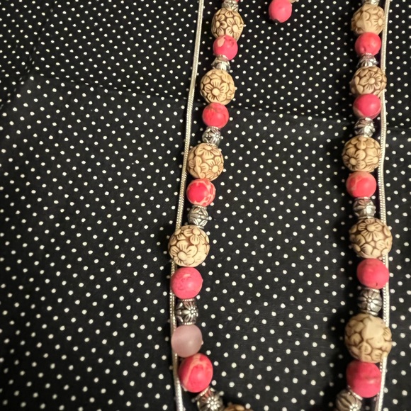 Beautiful Handcrafted Imperial Jasper Necklace Set. - Picture 5 of 5